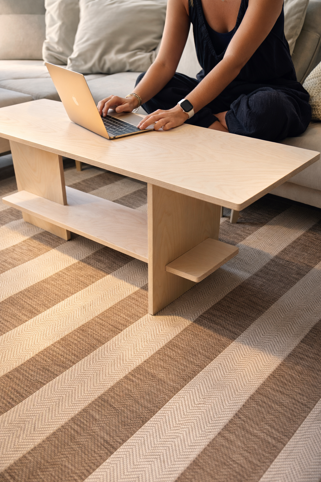 Mesa ratona rectangular