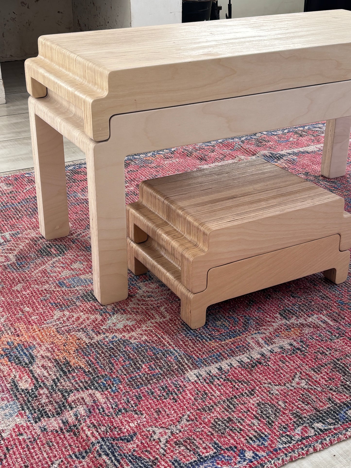 Set mesa + banco Japonés