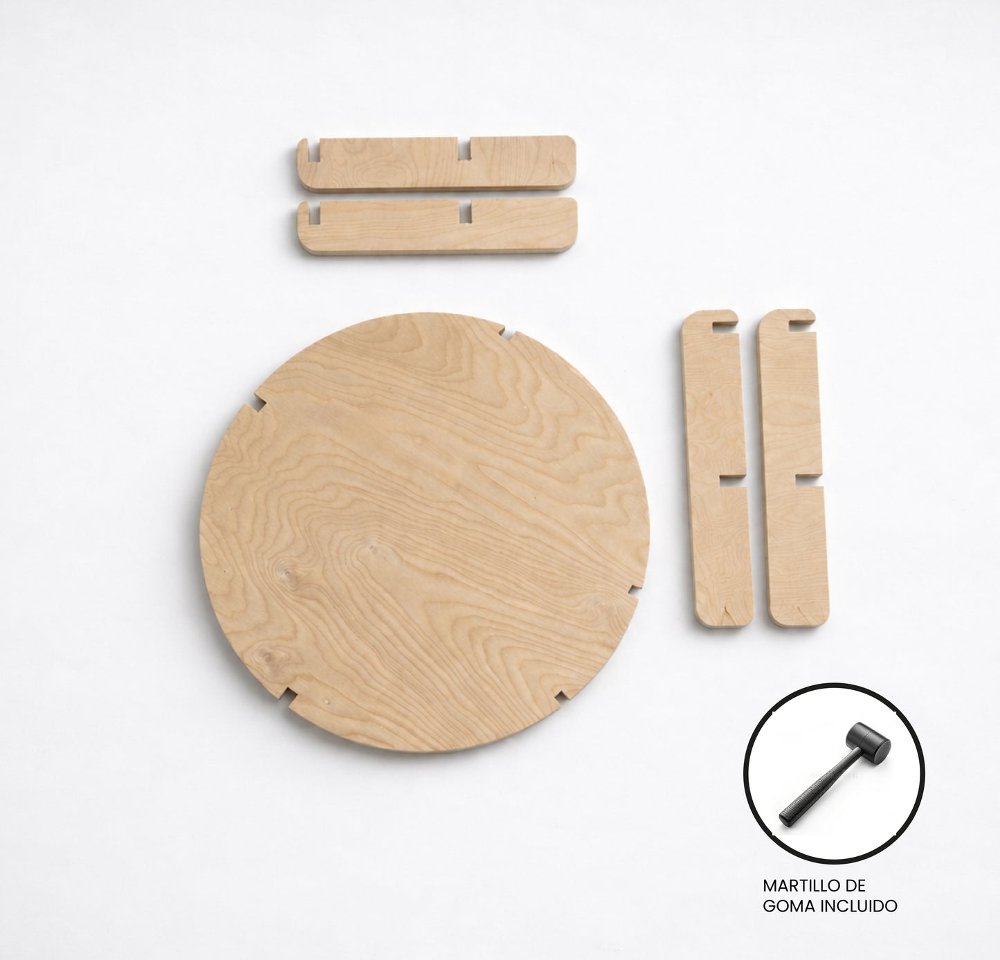 Mesa ratona circular